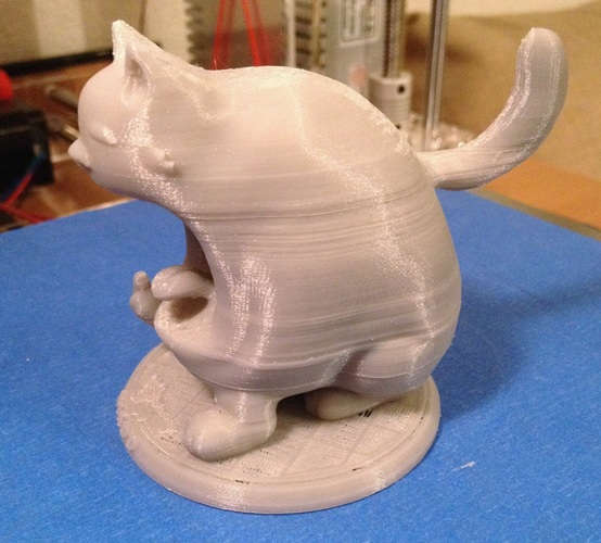 Miaou - Hungry Cat 3D Print 139428