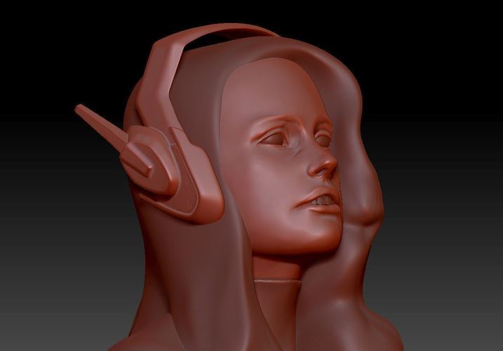 Overwatch - D.Va  Headset  3D Print 139442