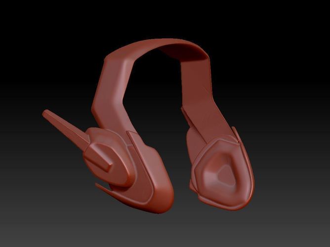 Overwatch - D.Va  Headset  3D Print 139444