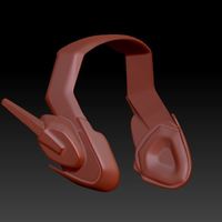 Small Overwatch - D.Va  Headset  3D Printing 139444