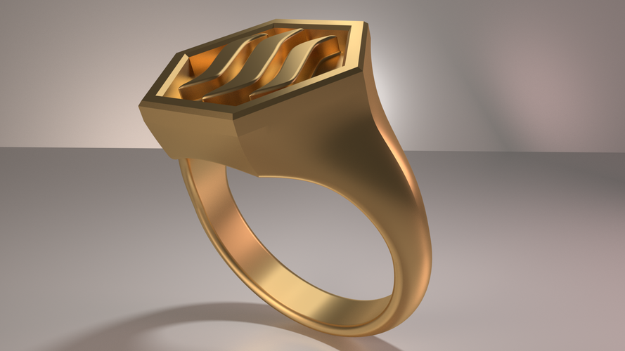 Steemit Ring 3D Print 139450