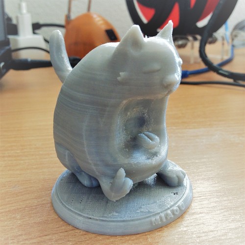 Miaou - Hungry Cat 3D Print 139454