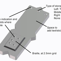 Magnetic braille blocks - Text - Thumbnail 3