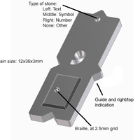 Magnetic braille blocks - Punctiation marks - Thumbnail 2