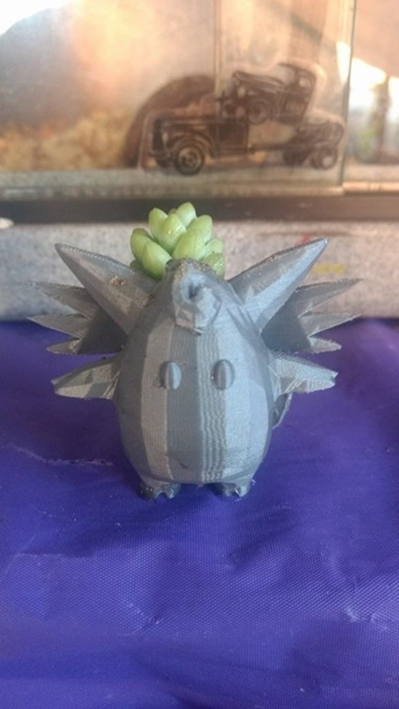 Clefable planter 