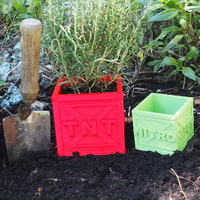 CRASH BANDICOOT PLANT POT CRATES - Thumbnail 3