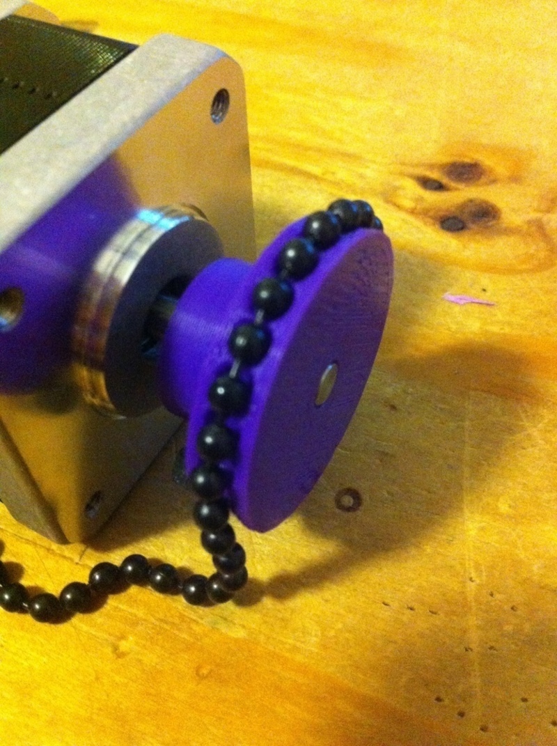 Ball-Chain Pulley for Polargraph