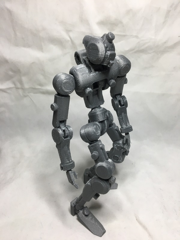 F.R.A.M.E core- robot action figure 