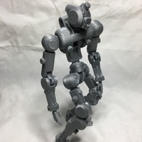 Small F.R.A.M.E core- robot action figure  3D Printing 139682