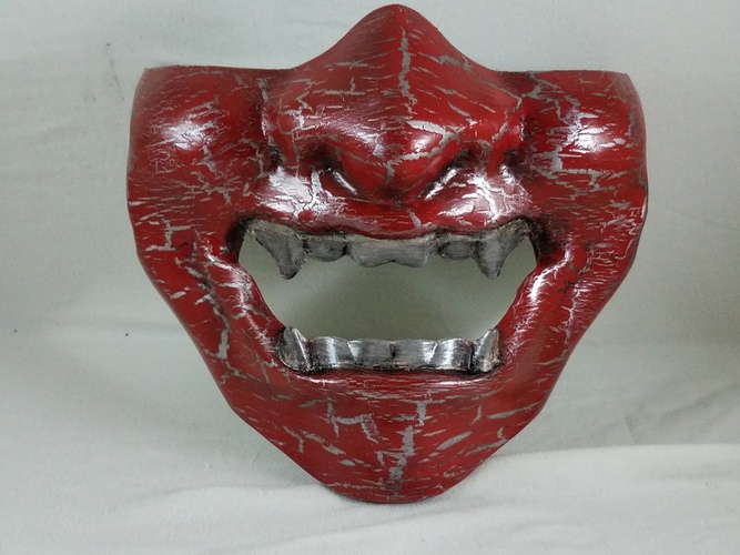 Samurai Half Mask (Mempo) 3D Print 139688