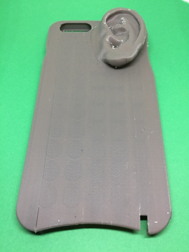 iphone 6 plus case with an ear on it 3D Print 139732
