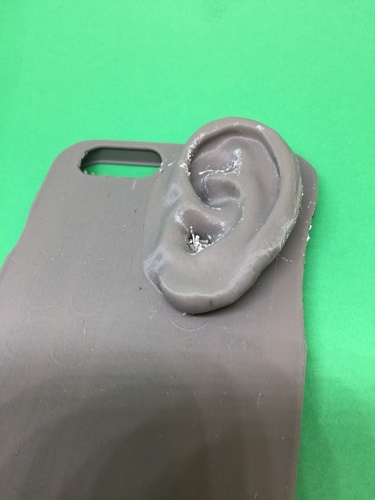 iphone 6 plus case with an ear on it 3D Print 139733