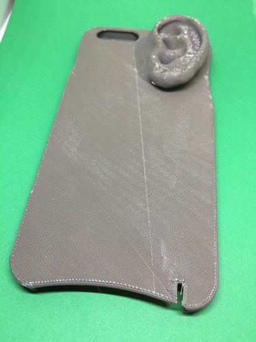iphone 6 plus case with an ear on it 3D Print 139735