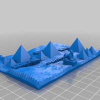 3d map of the pyramids of giza - Thumbnail 2