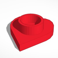 Small heart tea light candle holder 3D Printing 13989