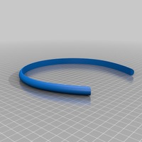 Small Facet Hair Band 3D Printing 13994