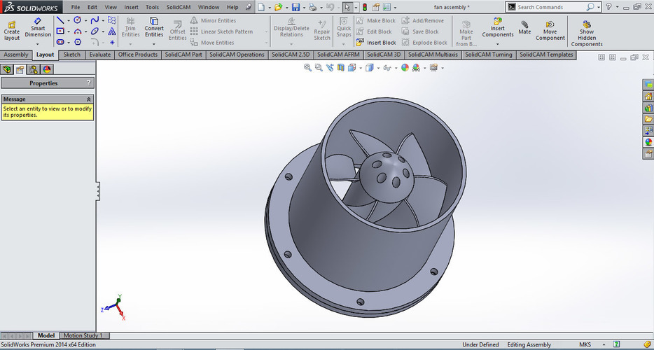 Super Turbine Fan 3D Print 140035