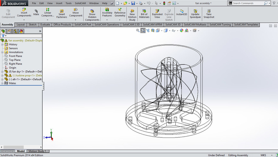 Super Turbine Fan 3D Print 140039