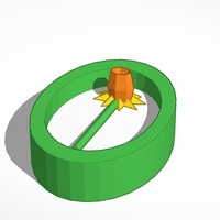 daffodil pendant - Thumbnail 1