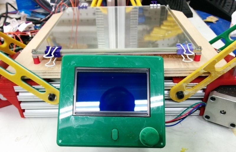 Snowstock Delta bracket for Pablo's excellent RepRapDiscount LCD