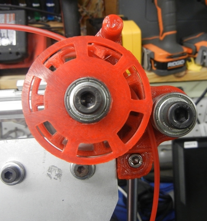 MendelMax Filament Guides & Guide Wheel & spool holder