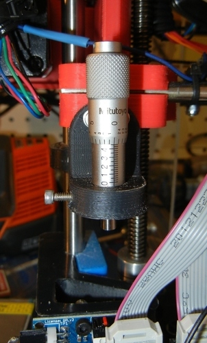 Micrometer Head Z-axis endstop mount 3D Print 140190