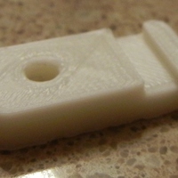 Small Undercabinet Light Wire Clip 3D Printing 140192