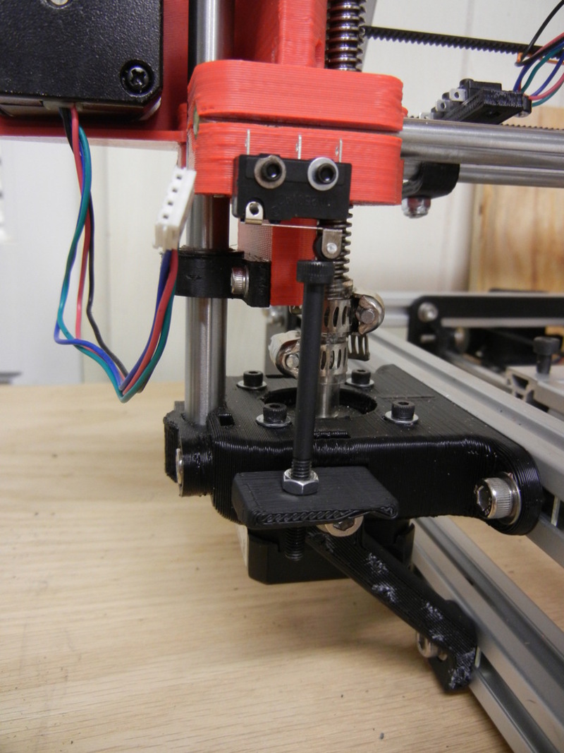 Z-axis Lower Motor Mount Support with Integral Z-axis Endstop