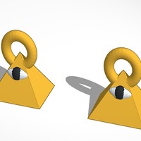 the all seeing eye earrings - Thumbnail 2