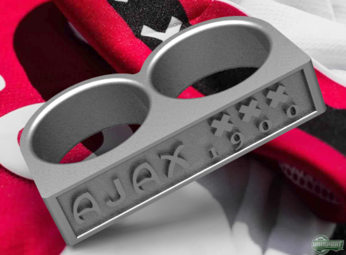 Ajax Amsterdam Fan Ring Vintage Edition 3D Print 140202