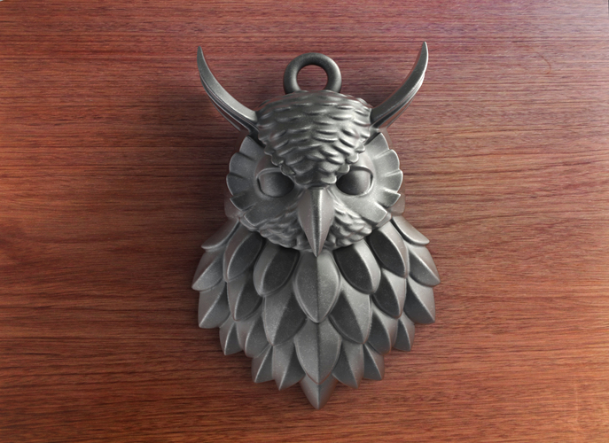 Owl - Pendant 3D Print 140230