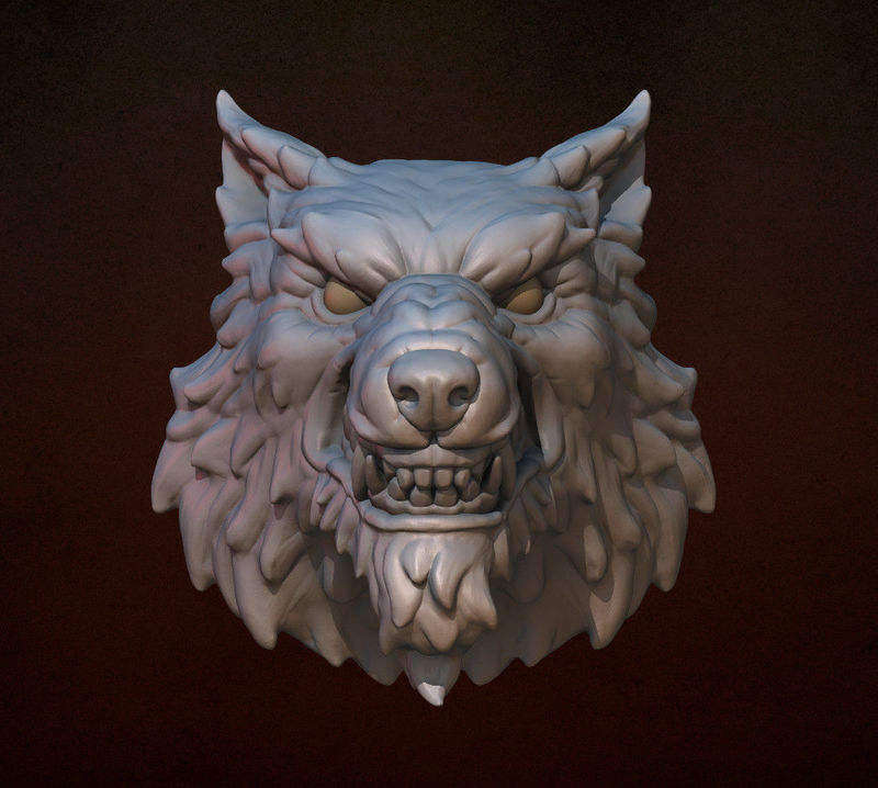 Wolf head