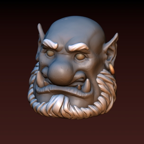 Ogre head 3D Print 140338
