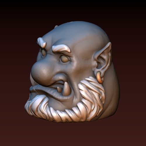 Ogre head 3D Print 140339