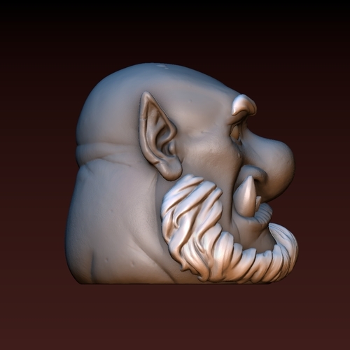 Ogre head 3D Print 140344
