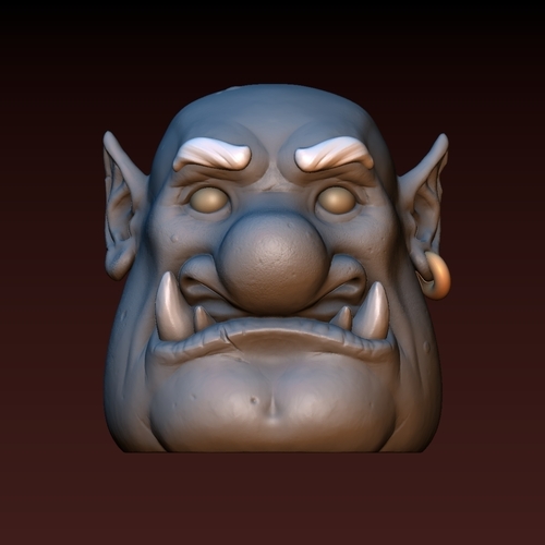 Ogre head 3D Print 140348