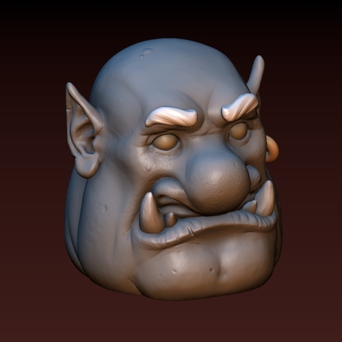 Ogre head 3D Print 140349
