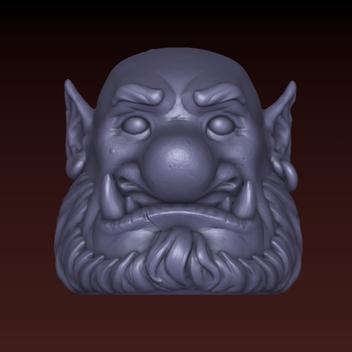 Ogre head 3D Print 140350