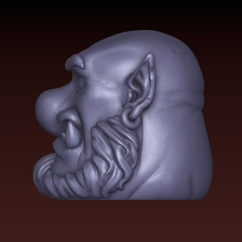 Ogre head 3D Print 140351