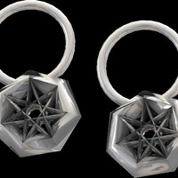 star earrings and pendant  - Thumbnail 1