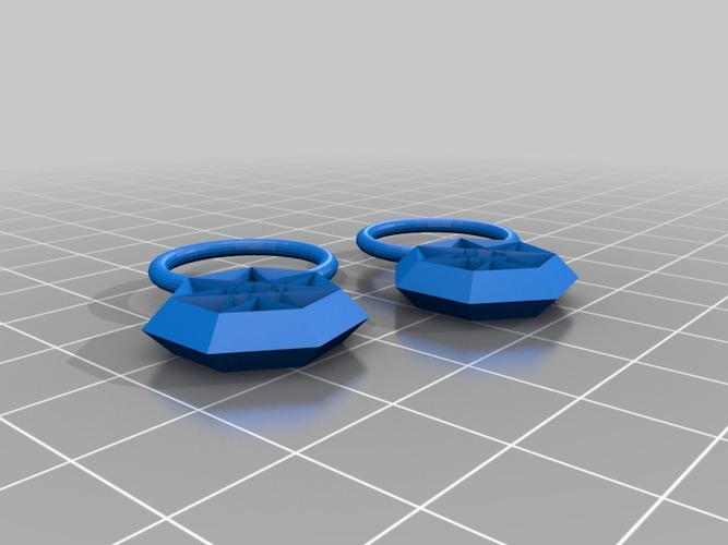 star earrings and pendant  3D Print 14040