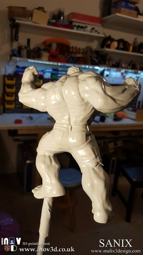 Avengers Scene- The Incredible Hulk  3d model for printing. 3D Print 140411