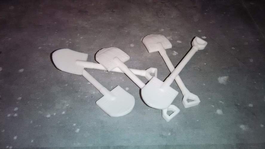 Scale 1/10 expedition shovel, spade 3D Print 140447