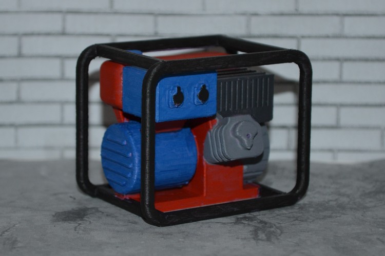 Scale 1/10 petrol generator 3D Print 140448