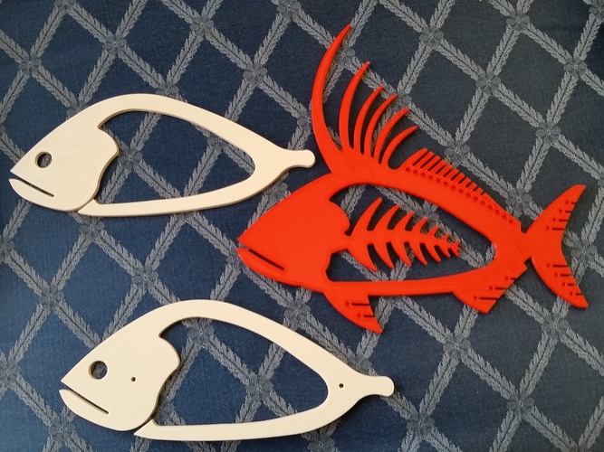 Rooster Fish 3D Print 140458
