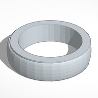 Small Plain ring band 2  smaller less chunky elagant  3D Printing 14049