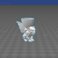 Gargoyle candle holder 2 - Thumbnail 1