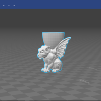 Gargoyle candle holder 2 - Thumbnail 2