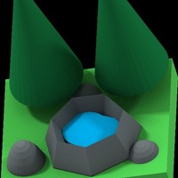 pond in garden - Thumbnail 1