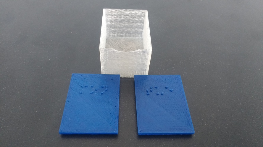 Braille Pill Box 3D Print 140666